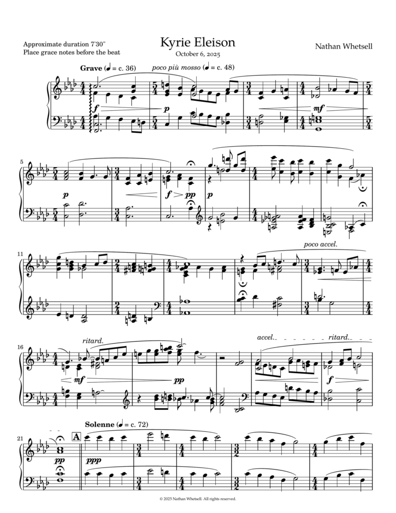 Kyrie Eleison