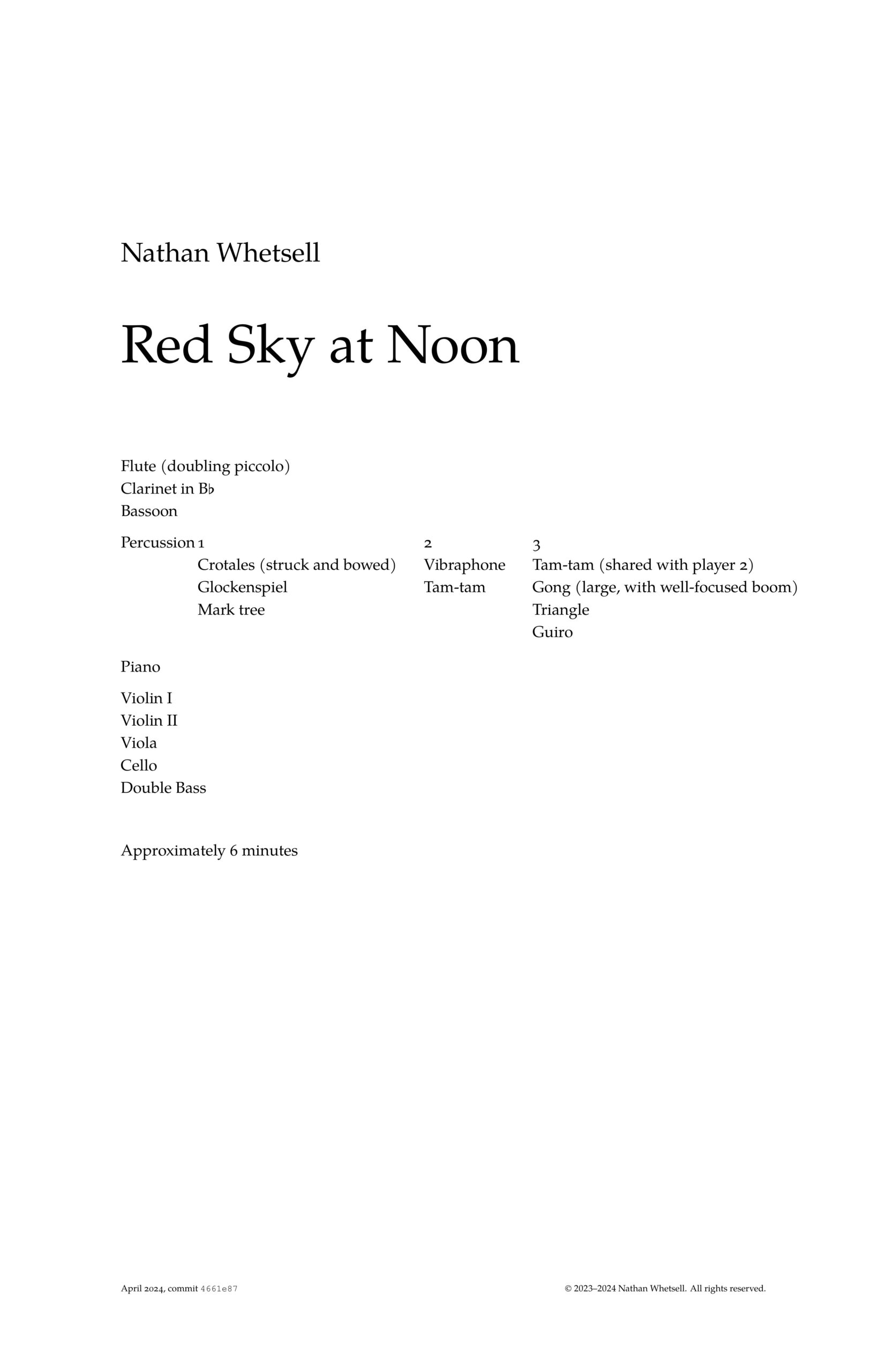 Red Sky at Noon - Image 2